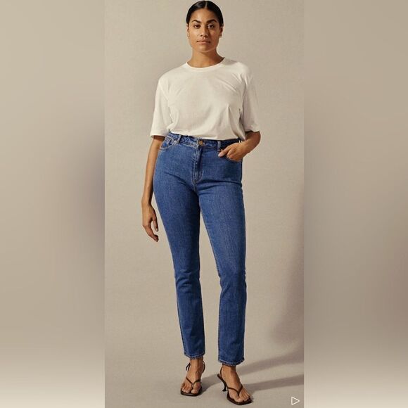 NWT Stylein Women’s “Katie” High Rise Blue Denim Jeans - Size 27” - Picture 3 of 7